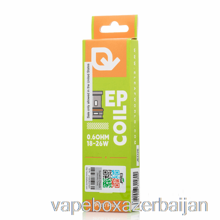 E-Juice Vape Eleaf EP Replacement Coils 0.6ohm EP Coils
